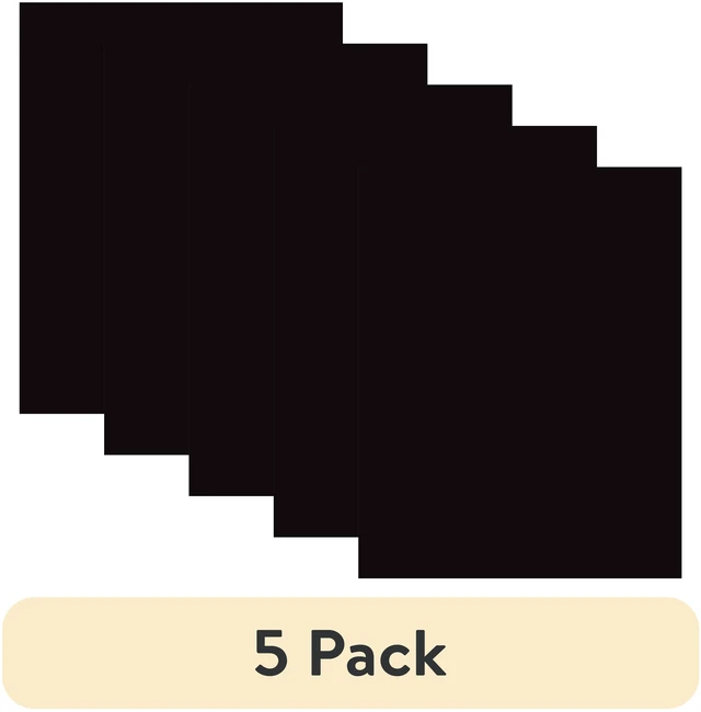 Main image of Pen+Gear Poster Board, 5-Pack, 22 x 28 Inches, Heavyweight, Black