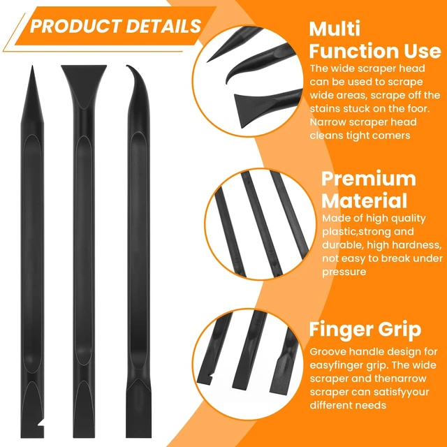 Alt view image 5 of 7 - Aifeier ET 18-Piece Plastic Scraper Tool Set, Non-Scratch Sticker Remover