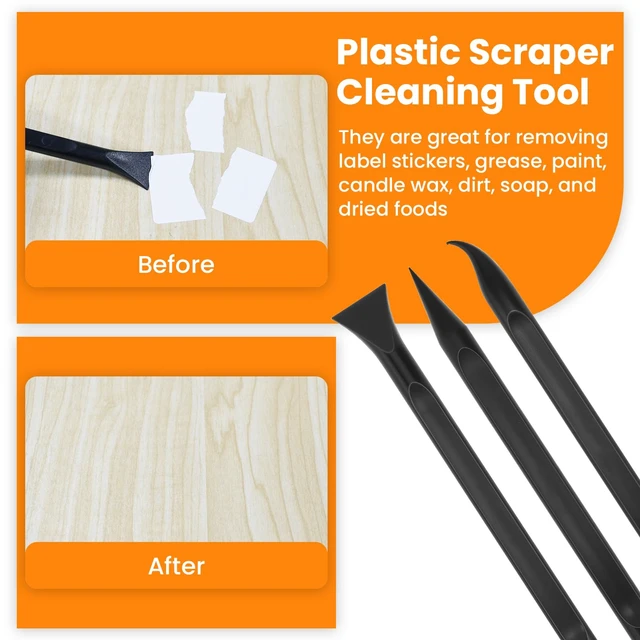 Alt view image 7 of 7 - Aifeier ET 18-Piece Plastic Scraper Tool Set, Non-Scratch Sticker Remover