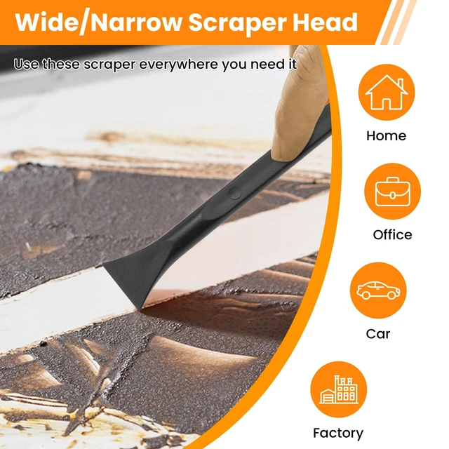 Alt view image 4 of 7 - Aifeier ET 18-Piece Plastic Scraper Tool Set, Non-Scratch Sticker Remover