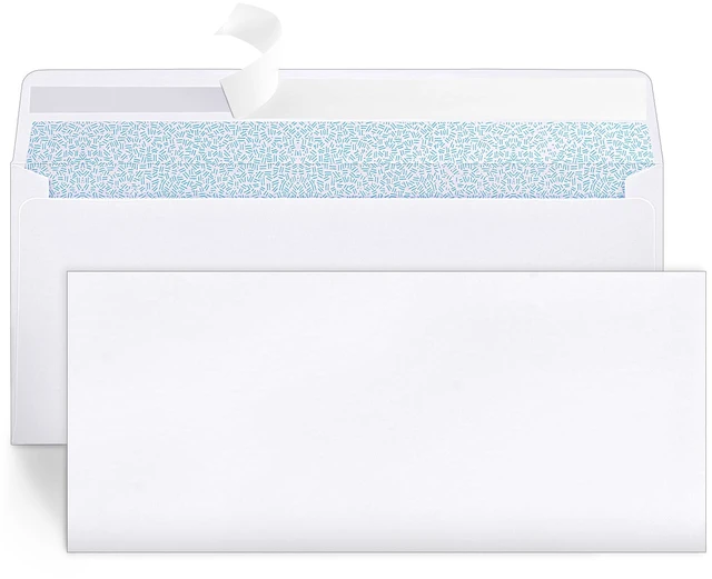 Main image of Joyberg 72 Pack #10 Security Self Seal Envelopes, Peel and Seal, 4-1/8 x 9-1/2 Inches, White, 26LB