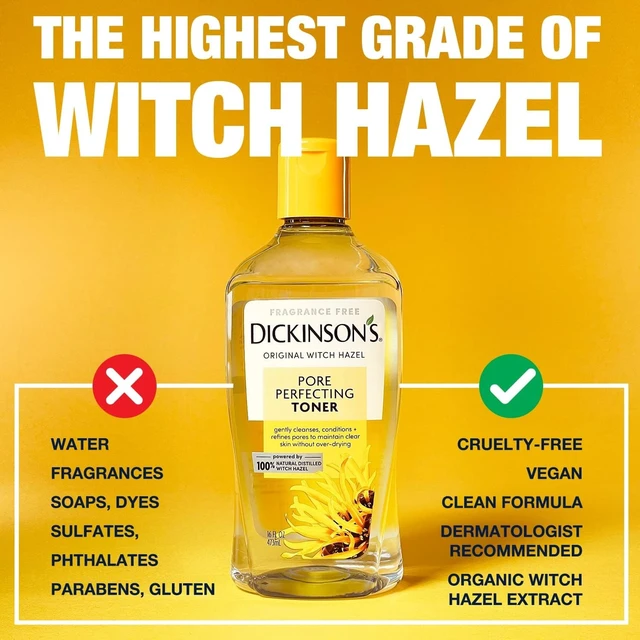 Alt view image 3 of 6 - Dickinson's Witch Hazel Pore Perfecting Toner 16 Fl Oz