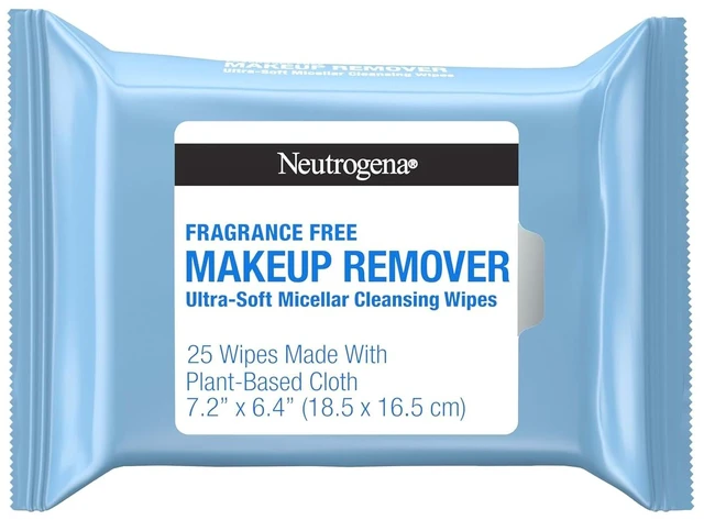Main image of Neutrogena Makeup Remover Wipes, Fragrance-Free, 25Ct