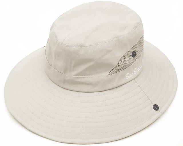 Alt view image 2 of 7 - Women'S UV Protection Wide Brim Foldable Sun Hat with Ponytail Hole
