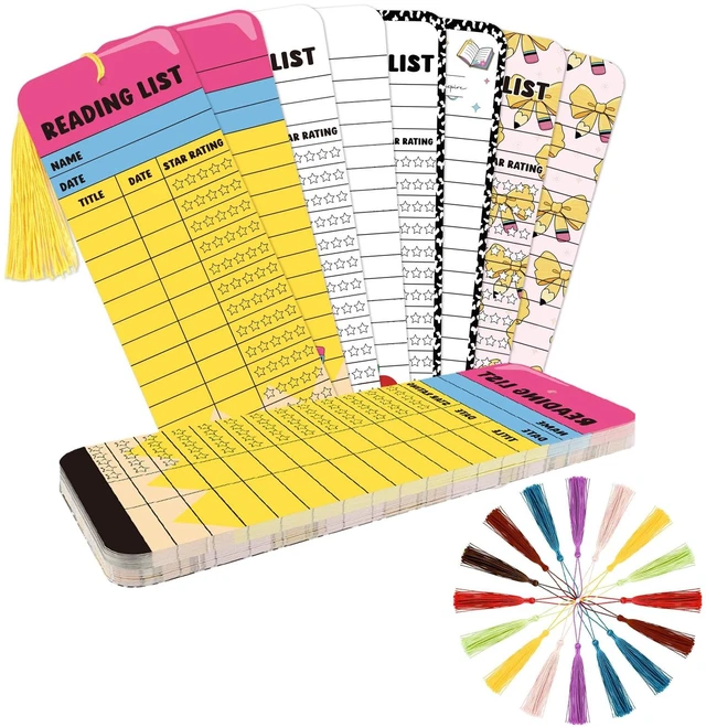 Main image of THAWAY Reading List Bookmarks and Back to School Reading Tracker