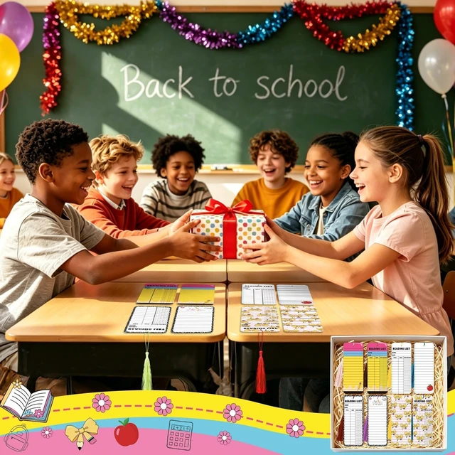Alt view image 5 of 6 - THAWAY Reading List Bookmarks and Back to School Reading Tracker