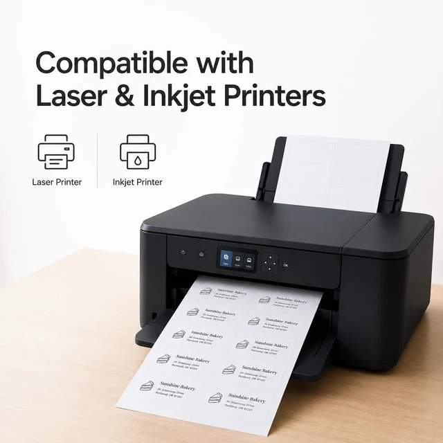 Alt view image 6 of 6 - 2" x 4" Printable Mailing Address Labels for Printer, 300 Pieces
