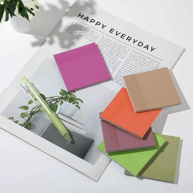 Alt view image 4 of 7 - Mr. Pen Sticky Notes, 3"x3", 12 Pads, 600 Sheets, Assorted Colors