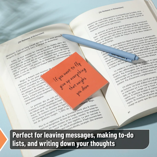 Alt view image 7 of 7 - Mr. Pen Sticky Notes, 3"x3", 12 Pads, 600 Sheets, Assorted Colors