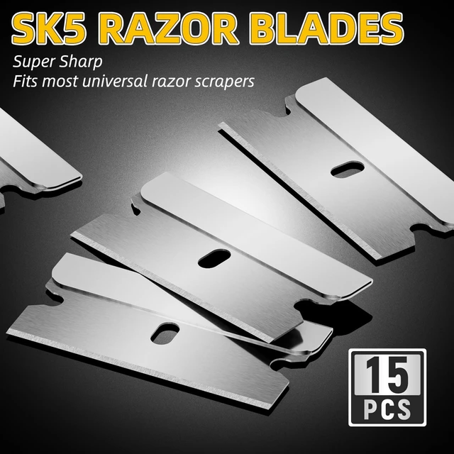 Alt view image 2 of 6 - DIYSELF 1 Pack Razor Blade Scraper with 15 Extra Blades