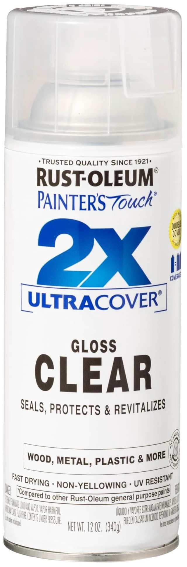 Main image of Rust-Oleum Painter's Touch 2X Ultra Cover Gloss Clear Spray Paint