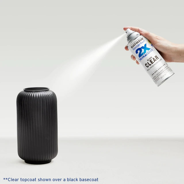 Alt view image 2 of 6 - Rust-Oleum Painter's Touch 2X Ultra Cover Gloss Clear Spray Paint