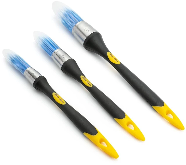 Main image of Bates Trim Paint Brush, 5/8", 3/4", 1", 3-Pack