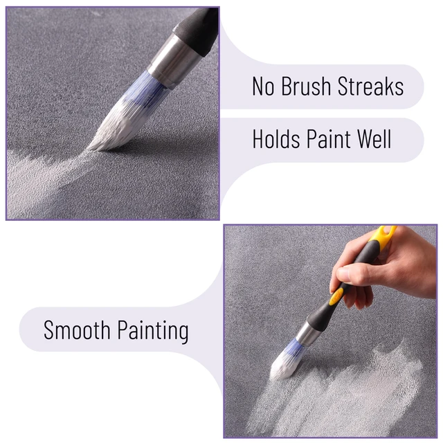 Alt view image 3 of 6 - Bates Trim Paint Brush, 5/8", 3/4", 1", 3-Pack