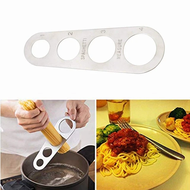 Alt view image 2 of 7 - Stainless Steel Spaghetti Measure Tool, 4 Serving Portion Control Pasta Gadgets, 2 Pack