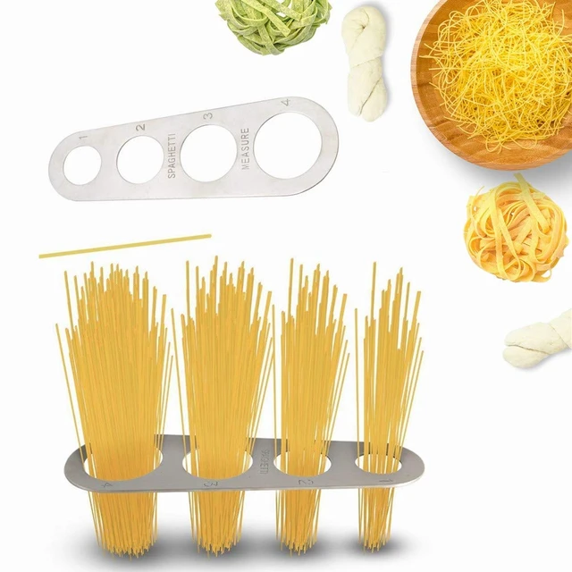 Alt view image 5 of 7 - Stainless Steel Spaghetti Measure Tool, 4 Serving Portion Control Pasta Gadgets, 2 Pack