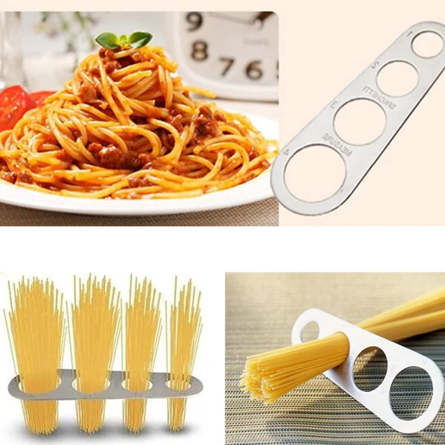 Alt view image 7 of 7 - Stainless Steel Spaghetti Measure Tool, 4 Serving Portion Control Pasta Gadgets, 2 Pack