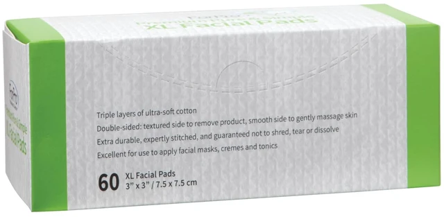 Alt view image 4 of 7 - ForPro Pure & Simple XL 3x3 Inch Facial Pads, 60 Count, Vegan & Cruelty-Free