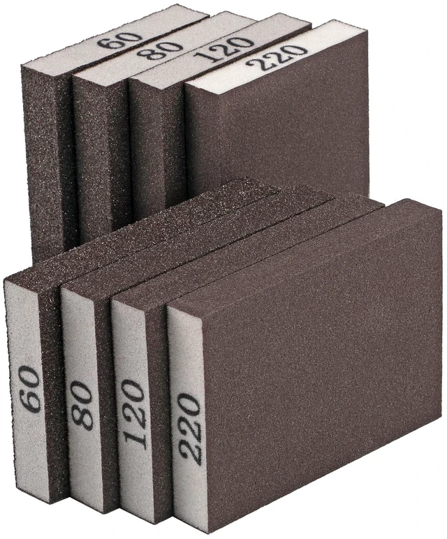 Main image of 8 Pack Sanding Sponge Block, Wet Dry Sandpaper for Drywall and Wood