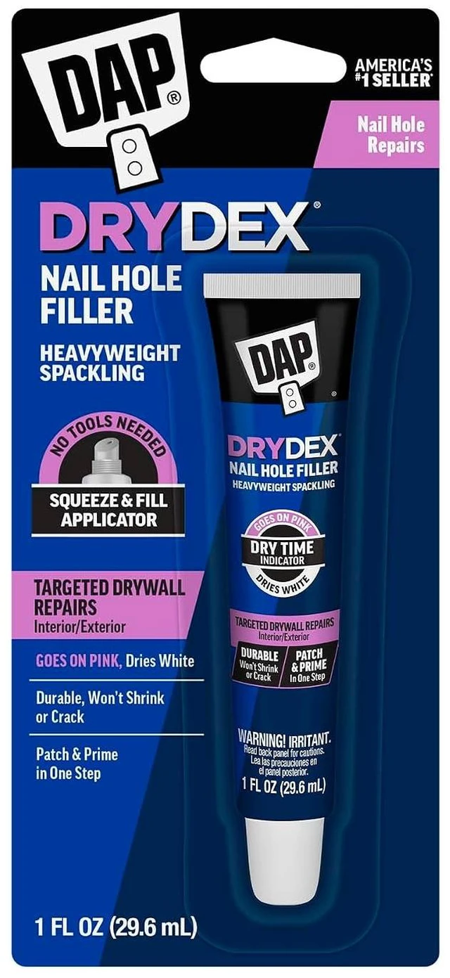 Main image of DAP DryDex Dry Time Indicator Spackling, Pink/White, 1oz (7079800944)