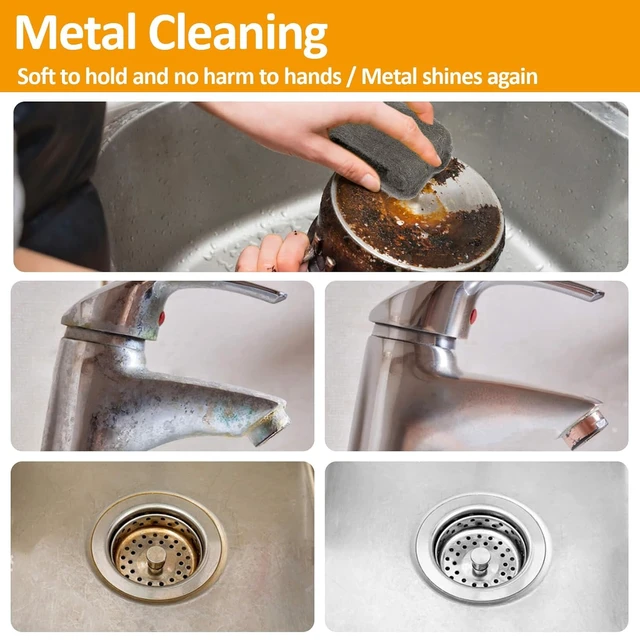 Alt view image 6 of 6 - MAQIHAN 0000 15pcs Steel Wool Pads for Mice Control, Polishing, Cleaning