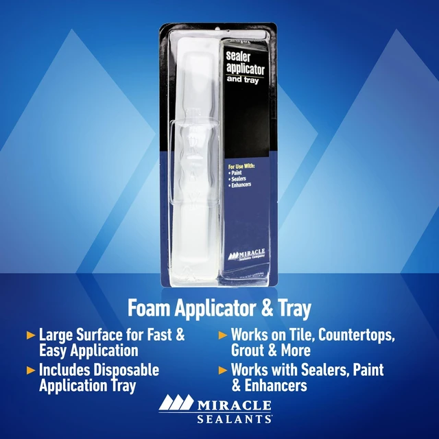Alt view image 4 of 6 - Miracle Sealants Sealer Applicator and Tray for Tile Stone and Grout Sealers