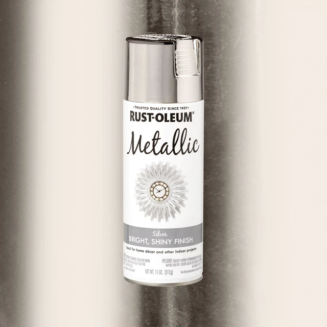 Main image of Rust-Oleum Metallic Spray Paint 340648, Silver, 11 oz