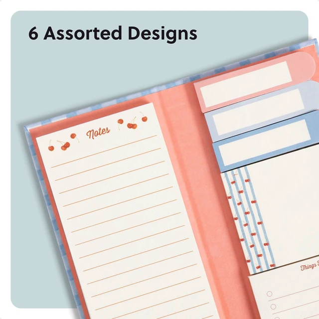 Alt view image 4 of 6 - U Brands Sticky Notebook, Assorted Colors, 7" x 0.71" x 3.03"