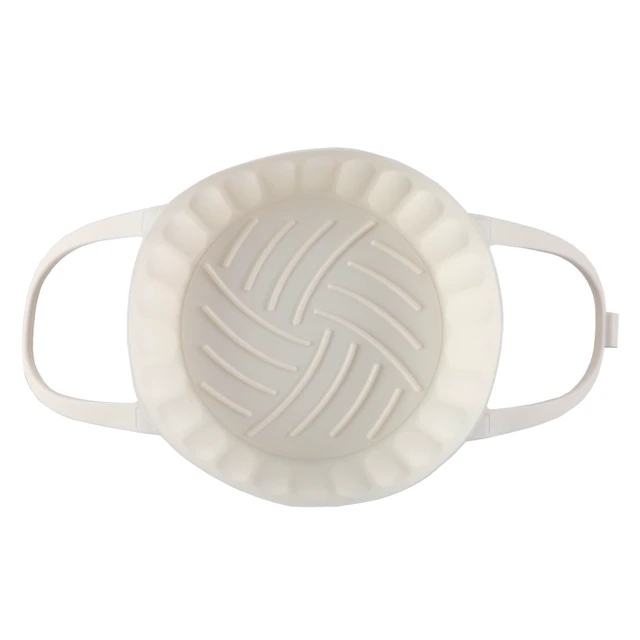 Alt view image 2 of 5 - Cook with Color 2-Piece Silicone Round Air Fryer Liners, Nonstick, Reusable & Heat-Resistant