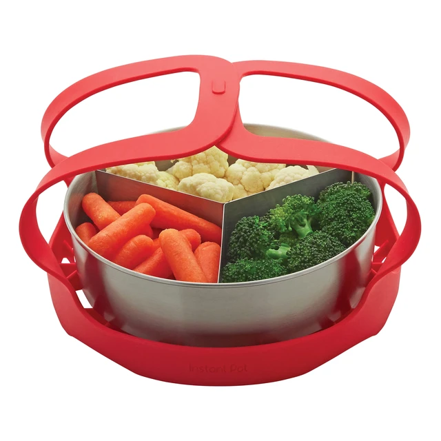 Alt view image 3 of 5 - Instant Pot Bakeware Sling Official Silicone Accessory, Compatible with 6-Quart and 8-Quart Cookers, Red