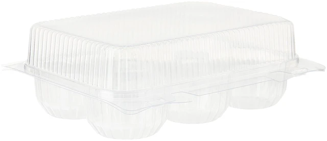 Alt view image 3 of 5 - Way to Celebrate Clear Cupcake Boxes, 4 Count