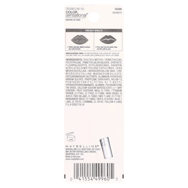 Alt view image 6 of 7 - Maybelline Color Sensational Shaping Lip Liner, Clear