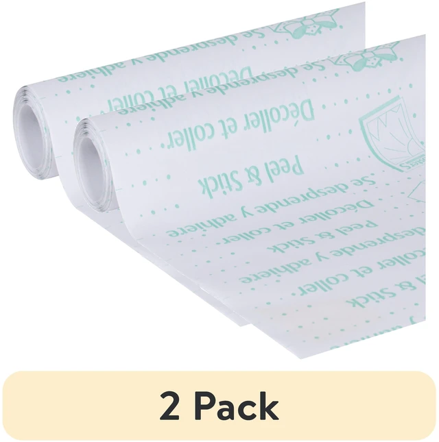 Main image of EasyLiner Adhesive Laminate Shelf Liner (2 Pack) 12in x 10ft Clear