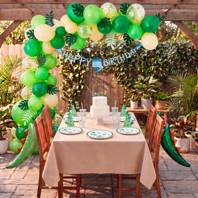 Alt view image 4 of 5 - Way to Celebrate Rectangular Tan Vinyl Table Cover with Faux Felt Backing, 54x84in