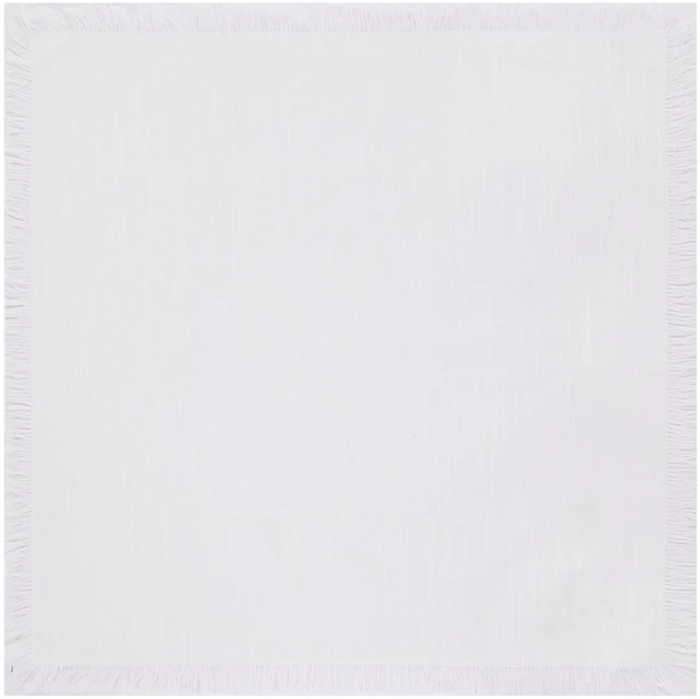 Main image of Mainstays 4 Pack Solid White 100% Cotton Napkin Set 18" x 18"