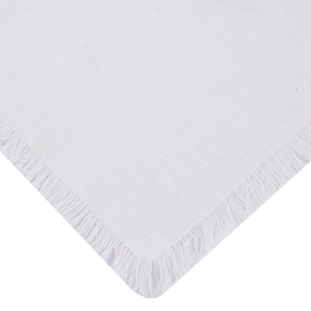 Alt view image 3 of 7 - Mainstays 4 Pack Solid White 100% Cotton Napkin Set 18" x 18"