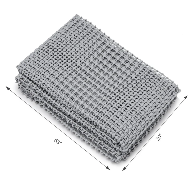 Alt view image 5 of 6 - Mainstays Non-Slip Rug Pad, Gray, 2' x 6'