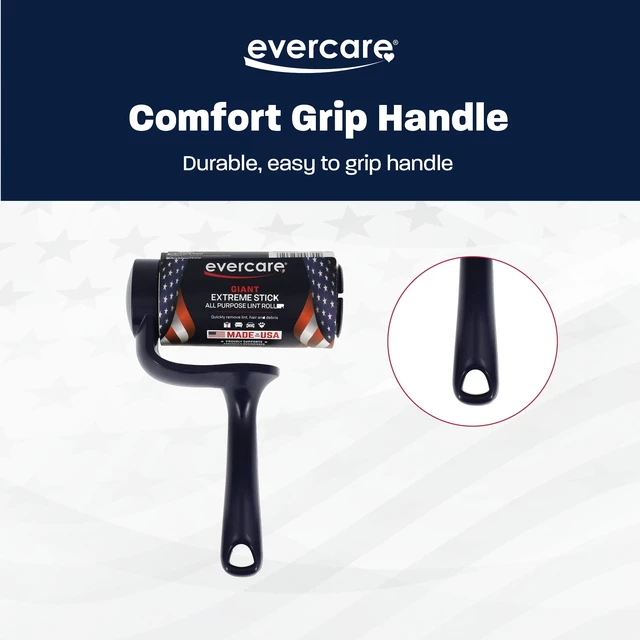 Alt view image 6 of 6 - Evercare All-Purpose Giant 70 Layer T-Handle Lint Roller