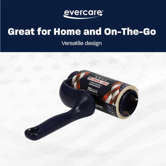 Alt view image 5 of 6 - Evercare All-Purpose Giant 70 Layer T-Handle Lint Roller