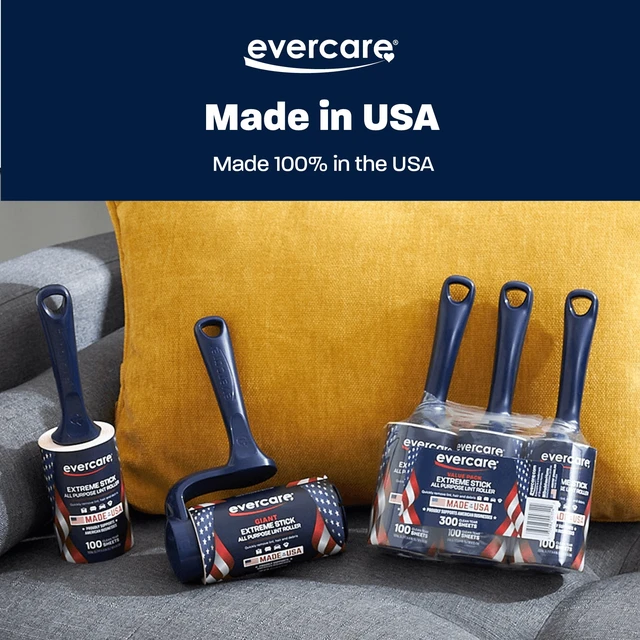 Alt view image 2 of 6 - Evercare All-Purpose Giant 70 Layer T-Handle Lint Roller