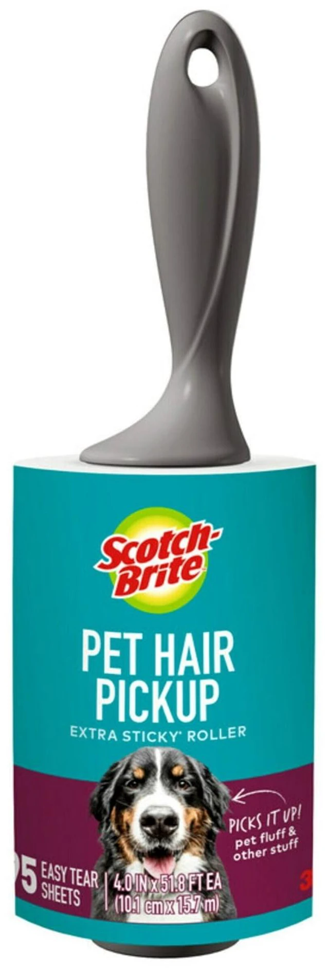 Main image of Scotch-Brite Pet Extra Sticky Lint Roller, 95Sheets, 1Roller