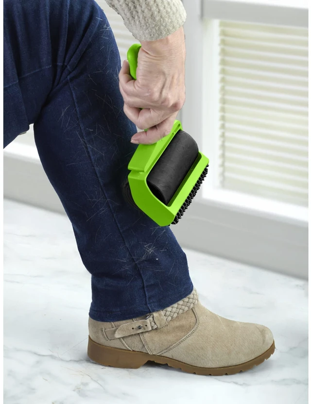 Alt view image 3 of 6 - Evercare T-Handle Reusable Washable Gel Lint Roller for Pets, Clothing, and Furniture
