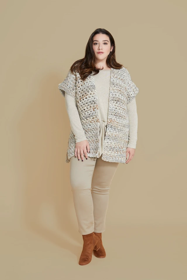 Alt view image 3 of 6 - Lion Brand Wool-Ease Thick & Quick Super Bulky Acrylic Wool Blend Yarn Fisherman