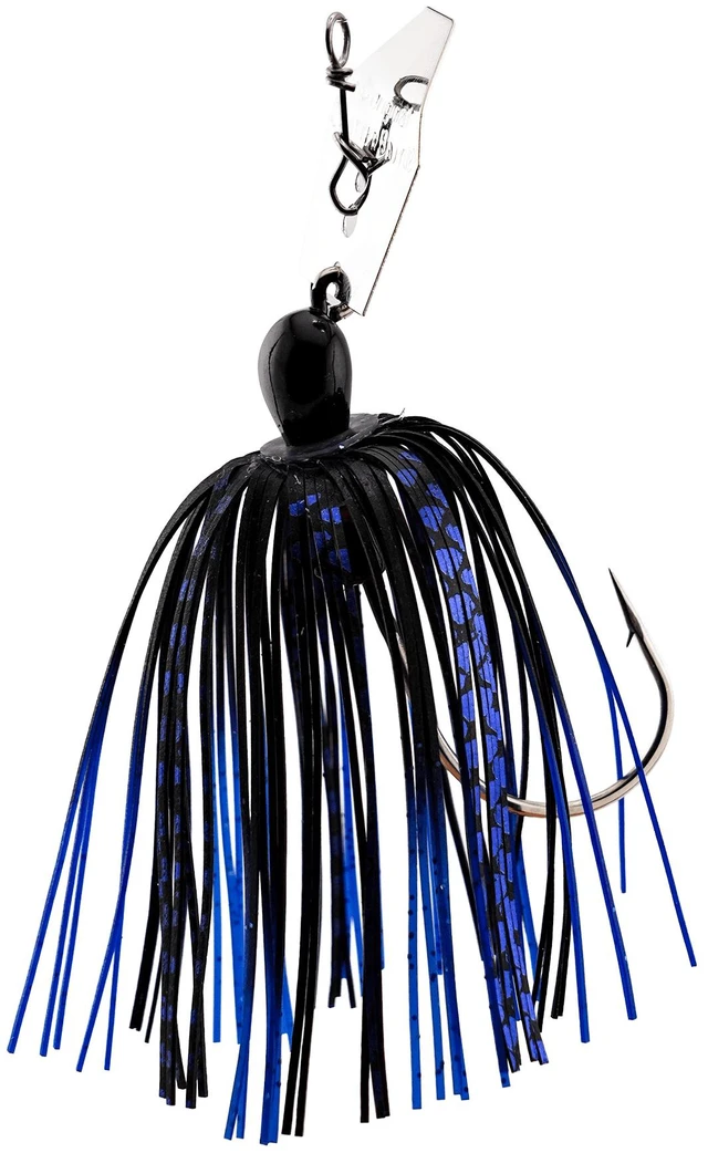 Main image of Z-Man Original ChatterBait Bladed Jig 3/8 oz Blue Black