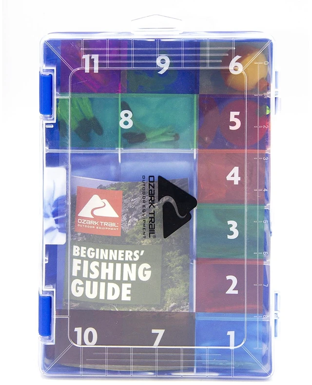 Main image of Ozark Trail Beginner's Fishing Kit with Assorted Tackle, Bobbers, Hooks and Accessories