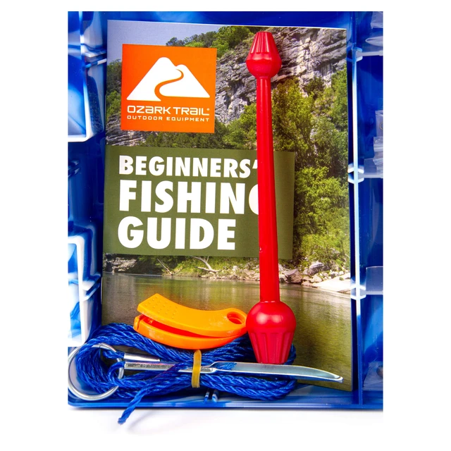 Alt view image 4 of 6 - Ozark Trail Beginner's Fishing Kit with Assorted Tackle, Bobbers, Hooks and Accessories