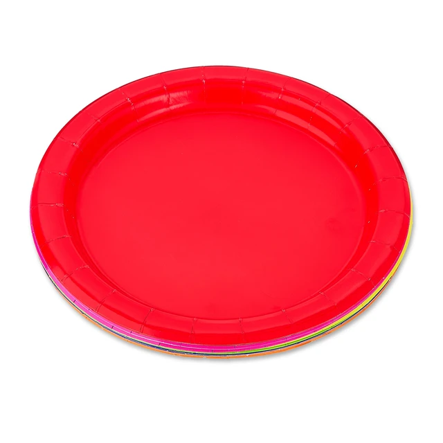 Alt view image 3 of 6 - Way to Celebrate 6 Pack 12 Count 7-Inch Multicolor Dessert Paper Plates