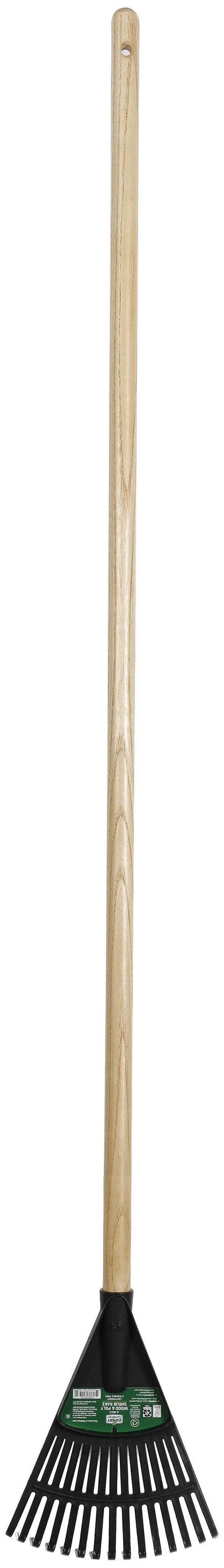Main image of Expert Gardener 8-Inch Wood and Poly Shrub Leaf Rake