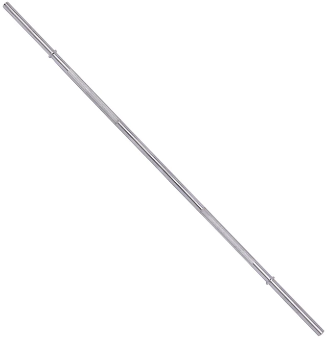 Main image of Signature Fitness Olympic Barbell, Straight Alloy Steel, Silver Finish, 5/6/7FT Options