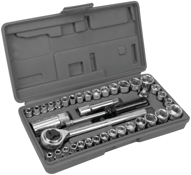Main image of Performance Tool W1173 40-Piece 1/4-Inch & 3/8-Inch Drive Socket Set